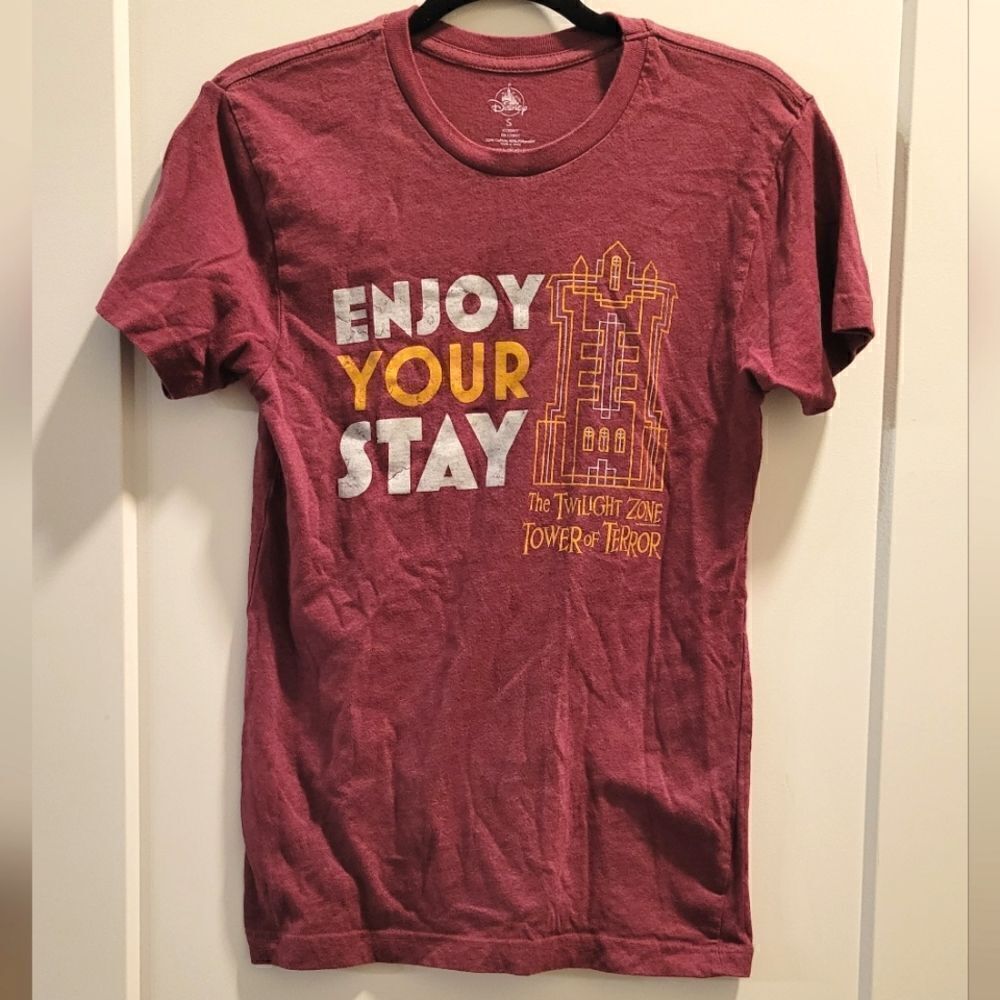Disney Parks Twilight Zone Tower of Terror 'Enjoy Your Stay' T-Shirt Small